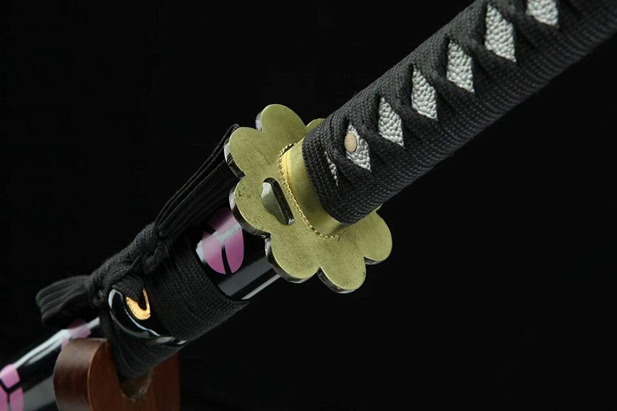 Hand Forged One Piece Roronoa Zoro's Enma Katana Sword Replica 1095 High  Carbon Steel Clay Tempered - COOLKATANA