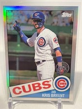 2020 Topps Chrome Kris Bryant #85TC-9 1985 #9 Anniversary Insert Chicago Cubs