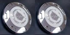 2pcs New Chrome Center Cap For Cadillac Escalade 22 Wheel W Retention Ring