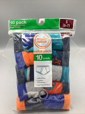 Wonder Nation Boys Briefs, 5-Pack Size S 6-7 