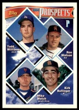 1994 Topps Baseball Card Todd Williams/Ron Watson/Kirk Bullinger/Mike Welch #713