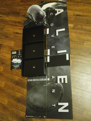 Life Size Alien Covenant Movie Store Standee Standup Poster Cardboard Rare L K Ebay