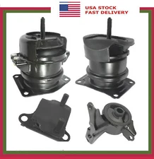 Set 4PCS FWD Engine Motor & Transmission Mount Auto For Acura CL TL 3.2L 00-03