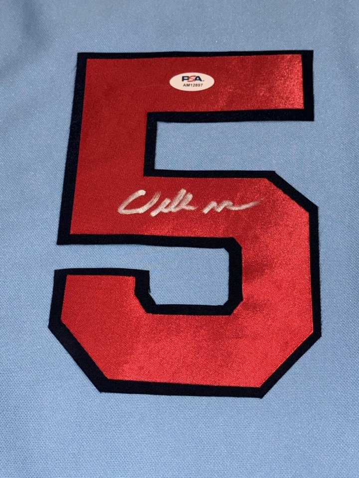WILLIE MCGEE SIGNED ST. LOUIS CARDINALS COOPERSTOWN COLLECTION JERSEY PSA COA - Image 2 of 3