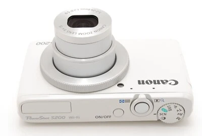 Canon PowerShot S200 10.1MP Compact Digital Camera White | eBay