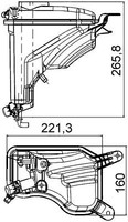 Mahle CRT 207 000S AusgleichsbehäLter, KüHlmittel FüR BMW