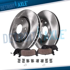 Front Disc Rotors Brake Pads Kit for 1999 2000 2001 2002 Honda Odyssey Acura MDX