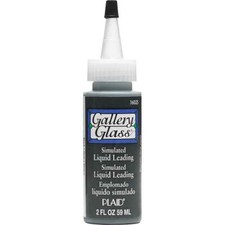 GALLERY GLASS Window Colours 2oz GLASS PAINT, LIQUID LEADING, Lead Strips