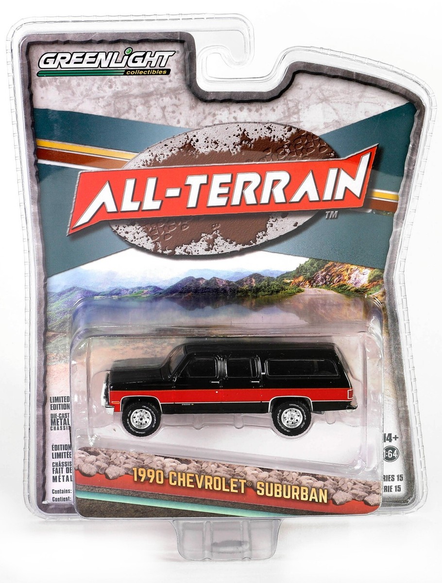 1:64 GreenLight *ALL-TERRAIN 15* Black & Red 1990 Chevrolet