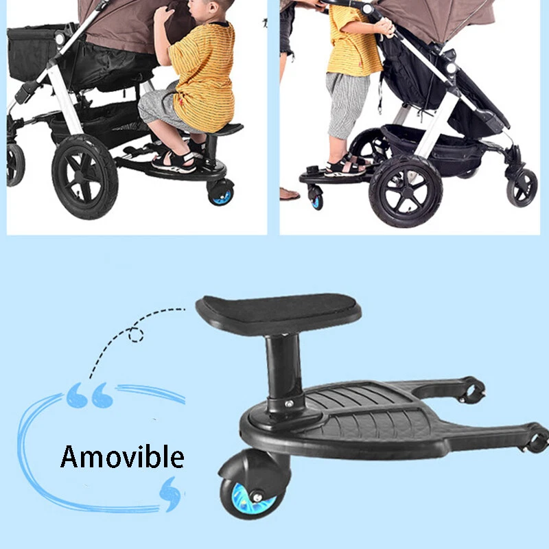 Fridgestea Buggy Board - Trittbrett Mit Sitz Für Kinderwagen