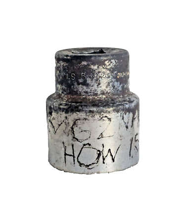Tatools 1-1/2'' Chrome Socket 3/4'' Drive 12 Point 53448 Vintage Workshop Tool