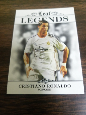 CRISTIANO ROLANDO 2017 LEAF LEGENDS SOCCER CARD #02 AL-NASSR FC