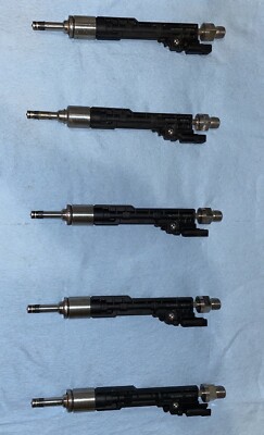 2011 - 2013 BMW X5 E70 N55 3.5L 3.0L ENGINE FUEL INJECTOR SET OF 5 OEM ...