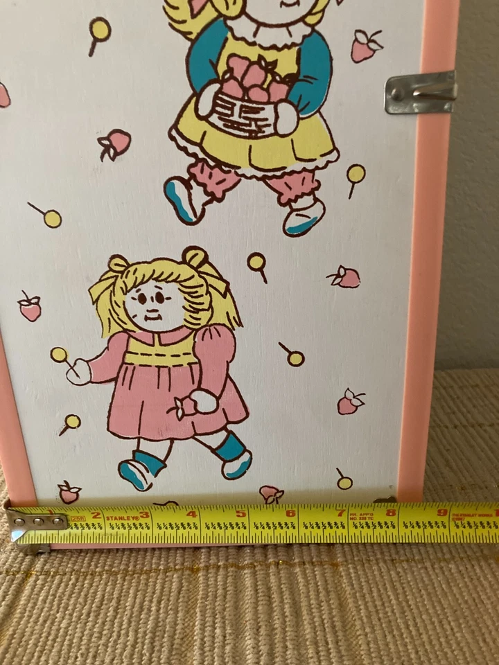 Vintage Wooden DollTrunk 18"x8.5"x9" - Image 4 of 4