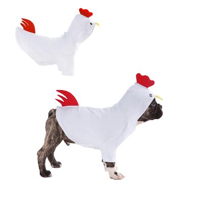 Dog Halloween Chicken Costume Dog Thanksgiving Hoodies for Small