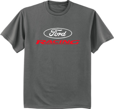 Big and Tall t-shirt Ford Racing decal tee bigmen clothing ford mustang mopar