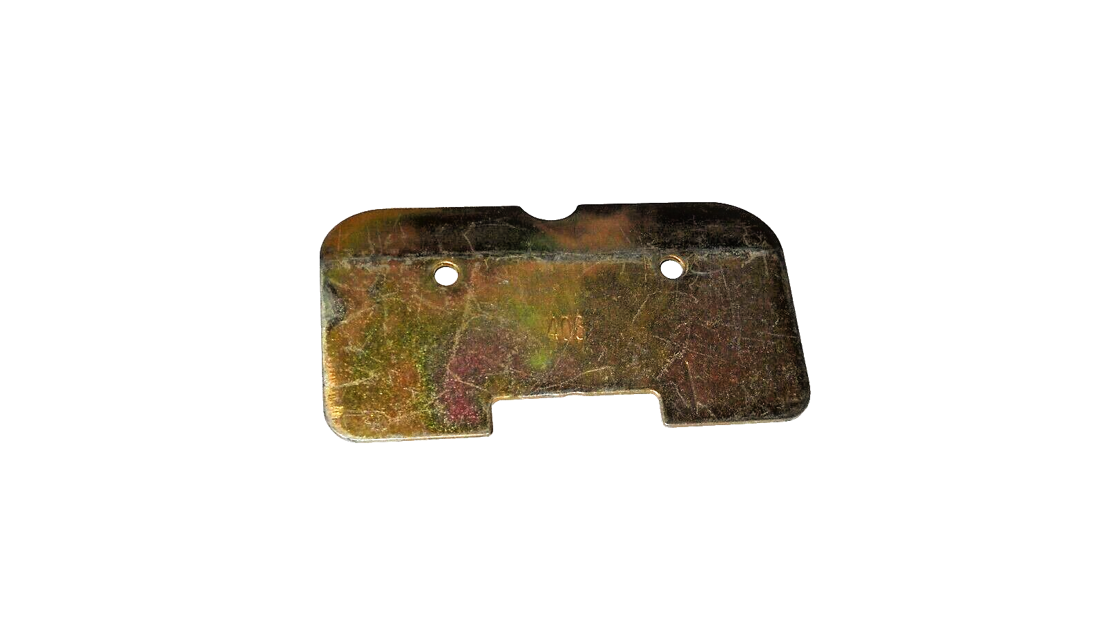 Holley Choke Plate Curved Above The Choke Shaft With Notched Rectangle ...