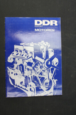 alter Werbung Broschüre Flyer 48 Seiten DDR Exportmotoren Motor Export