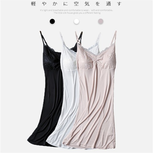 Reine Seide Pyjama 100 Maulbeerseide Pad Kleid Hängeband Nachthemd Schlupfkleid - Bild 5 von 25