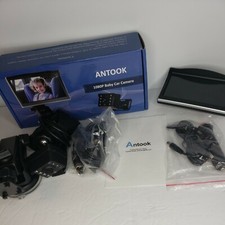 Antook 1080P Baby Car Mirror, 5 Inch Baby Car Camera for Back Seat Infants Kids