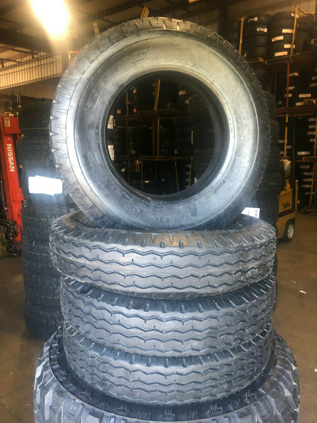 2 NEW 814.5 ZEEMAX Heavy Duty Trailer Tire LRG 8x14.5 8 14.5 LR 14 ply