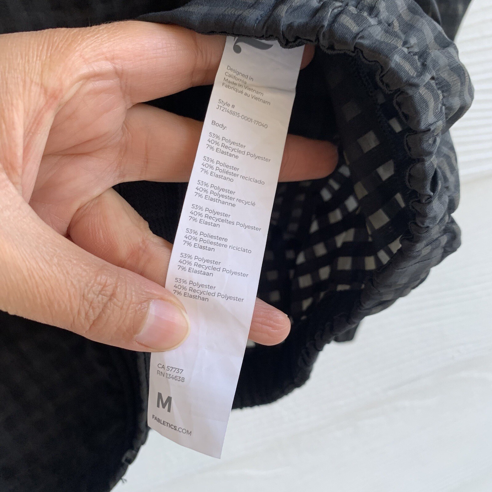 Fabletics Black Full Zip Windbreaker Jacket Women… - image 10