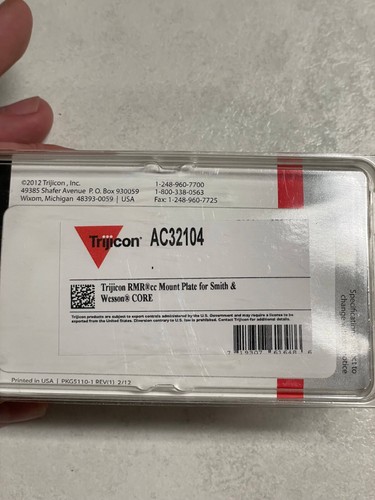 Trijicon RMR®cc Pistol Adapter Plate for S&W CORE ac32104 - Picture 2 of 2