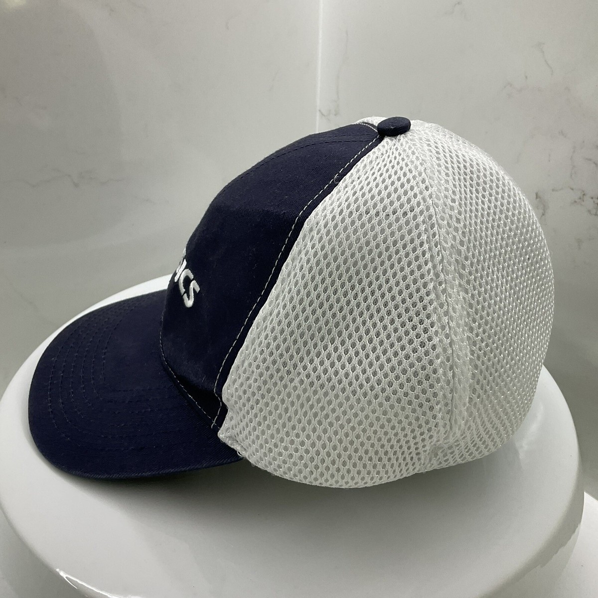 ASICS meshback fitted baseball cap hat size S/M | eBay