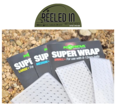 Korda Superwrap Clear Bait Boilie Shrink Wrap Cover All sizes