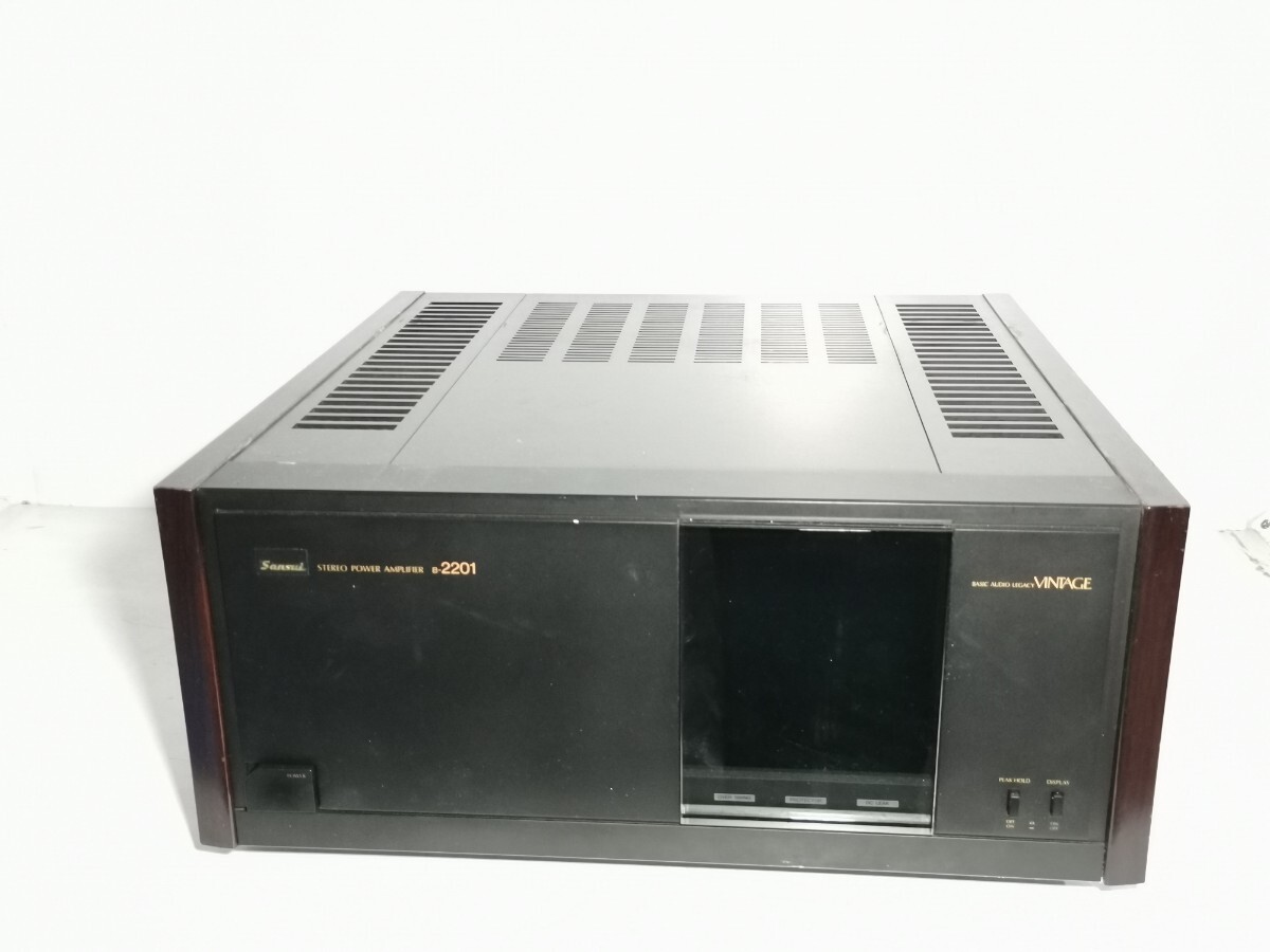 Sansui B-2201 パワーアンプ　ジャンク Used Sansui B-2201 Power Amplifier Tested with Power Cord Only | eBay
