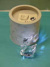 Vintage Swarovski Crystal SCS Swan 187407 100yrs Renewal Gift 3cm - Boxed
