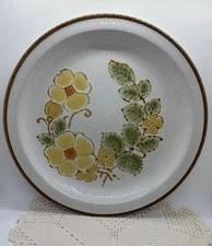 VTG International China Stoneybrook Wildflower Plate Japan 70s Stoneware Floral