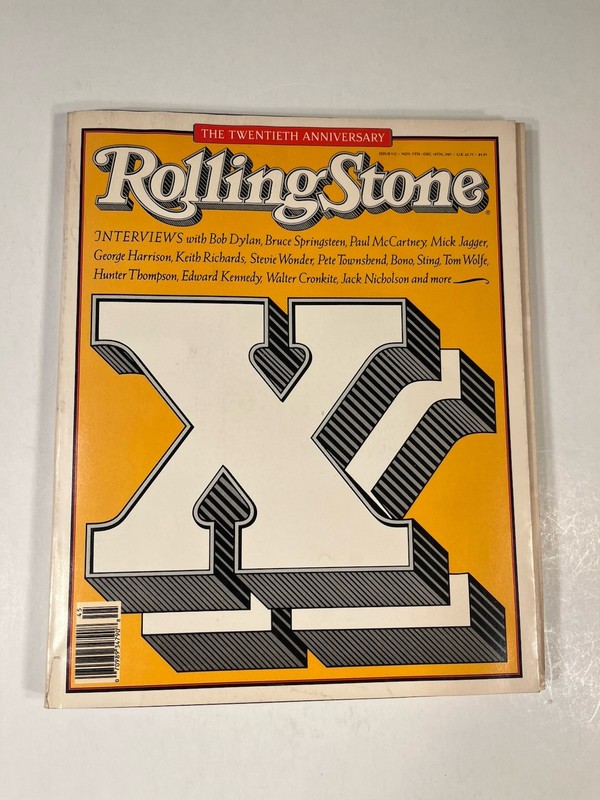 20 Anniversary Rolling Stone Magazine 1987-Tons Of Photos & Articles-Excellent
