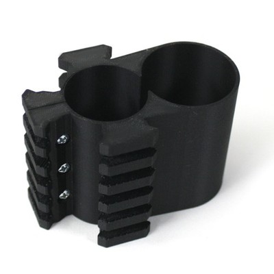 Carbon Tankklemme, Bottle Clamp 55mm mit 3x Picatinny für Evanix Viper 30