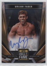 2024 Topps Chrome UFC Hall of Fame Auto Urijah Faber #HFA-UFA Auto 17uv