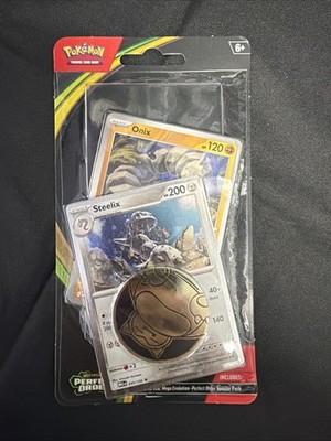 Pokemon TCG Perfect Order Blister Set Onix + Steelix & Coin - ERROR PACK (READ)