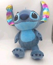 Disney Stitch Peluche Orejas Arco Iris Grande Peluche Azul Lilo & Stitch 20"