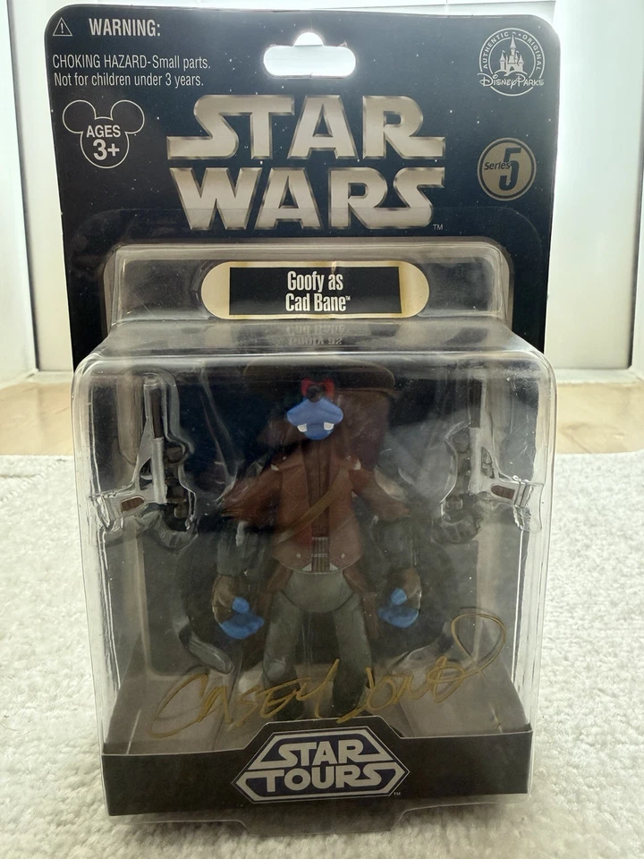 亲笔签名迪士尼乐园星球大战星球大战星球大战高飞 + 唐纳德系列 5 人物 — 第 2/4 张图片