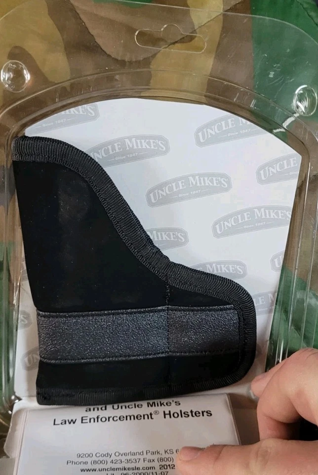 Uncle Mikes Inside The Pocket Holster AMBIDEXTROUS Size 1 For Small Frame Autos - Image 3 of 4