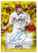 2025 Topps Stadium Club JAYSON WERTH On-Card Autograph Auto GOLD #/50
