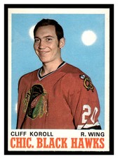1970-71 O-Pee-Chee HOCKEY #147 Cliff Koroll Rookie 70OPCHK