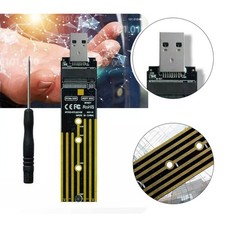 NVMe to USB Adapter, M.2 SSD to USB 3.1 Type A Card, Based Key M.2 Hard O3A1 A2j