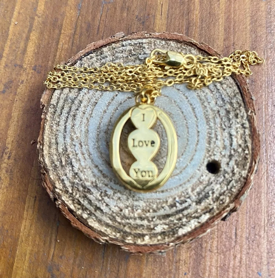 Colgante corazón mujer topacio azul Londres simulado corte corazón chapado en oro amarillo 14K Foto 3 de 4