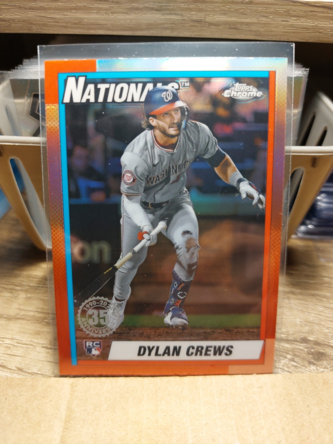 2025 Topps Chrome DYLAN CREWS #90CB-16 RC 1990 35th Anniversary Rookie