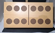 **READ**Mexican Train Complete with Double 12 Dominoes Yellow Mountain Imports 