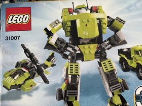 LEGO Creator 3-in-1 Green Power Mech & Highway Cruiser Sets 31007 & 31018- NEW