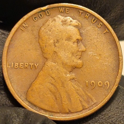 1909 1C Lincoln Wheat Penny Cent BN! Good Condition! First Year Minted!