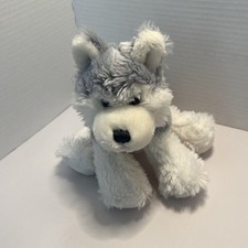 Ganz Webkinz Husky Plush Stuffed Animal Grey White Dog HM120