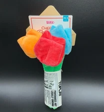 New Bark Box " Cheer Up Bouquet " 4 Pc Dog Toy 3 Spring / Summer Flowers Bouquet