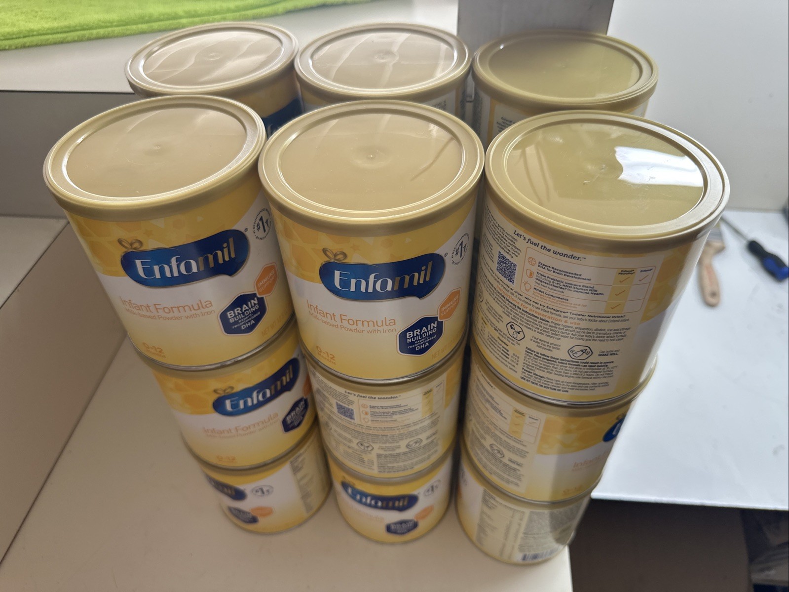 18x Enfamil Infant Formula Powder 0-12 Months, 12.5 oz Each 